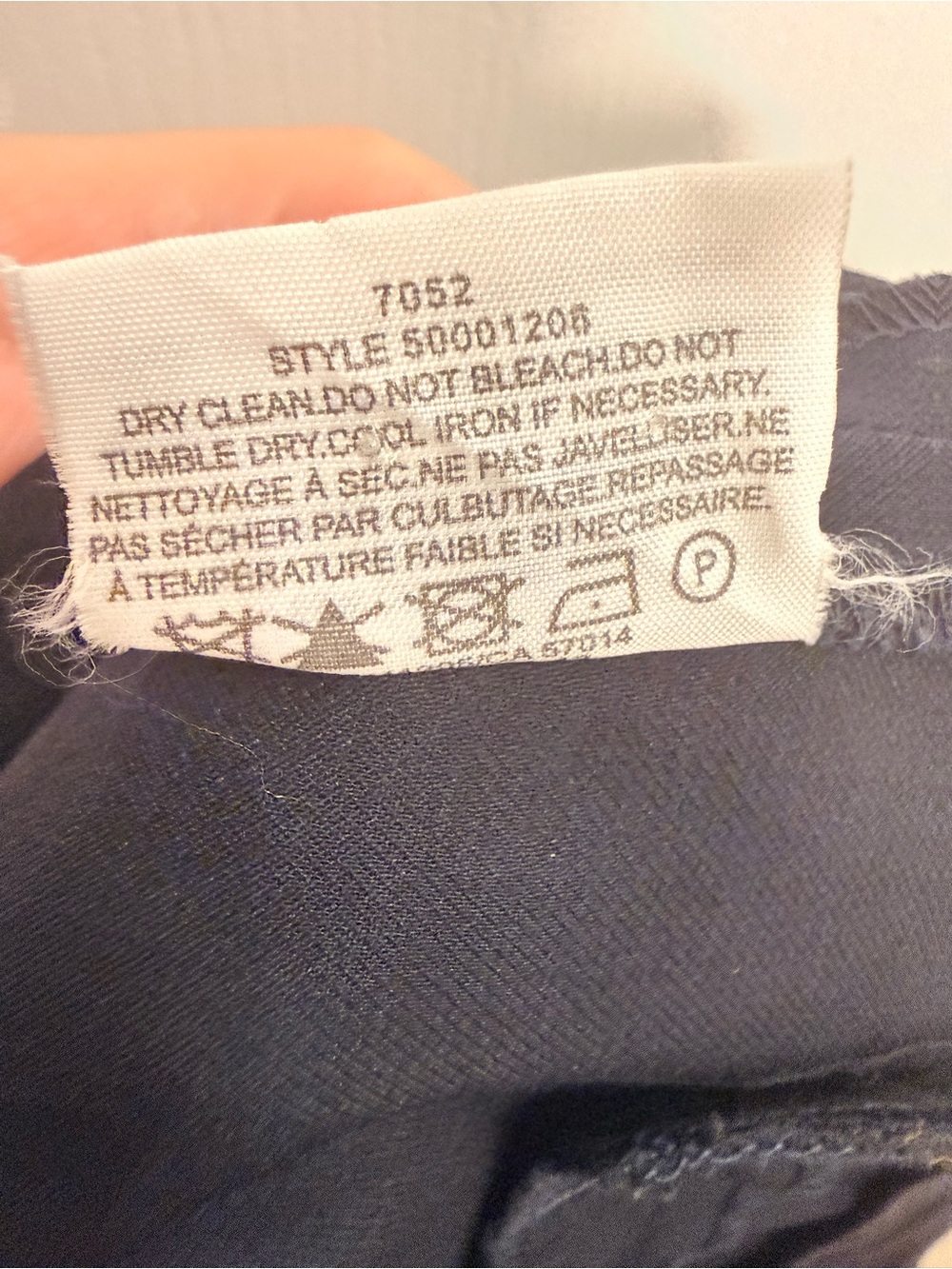 Tory Burch Black Slim Straight Leg Stretch Pants Gold Logo Size 2 - Picture 12 of 12